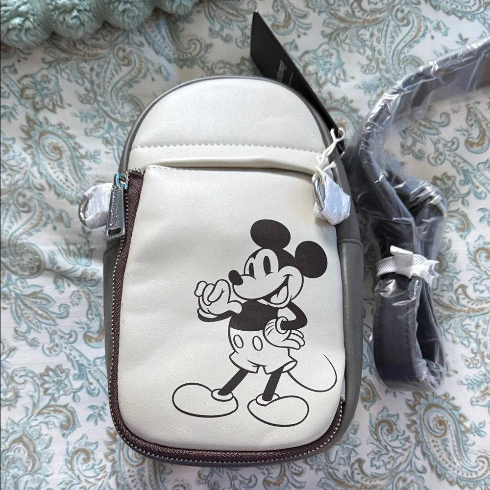 Disney Canvas Loungefly Mickey Mouse Mini Backpack - Picture 2 of 3